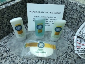 Quality Inn & Suites Q Shower Amenities