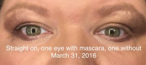 Eyelashes after using Revitalash Advanced eyelash conditioner 1327