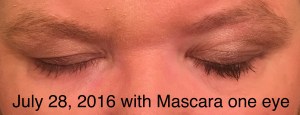 Eyelashes after using Revitalash Advanced eyelash conditioner 4362